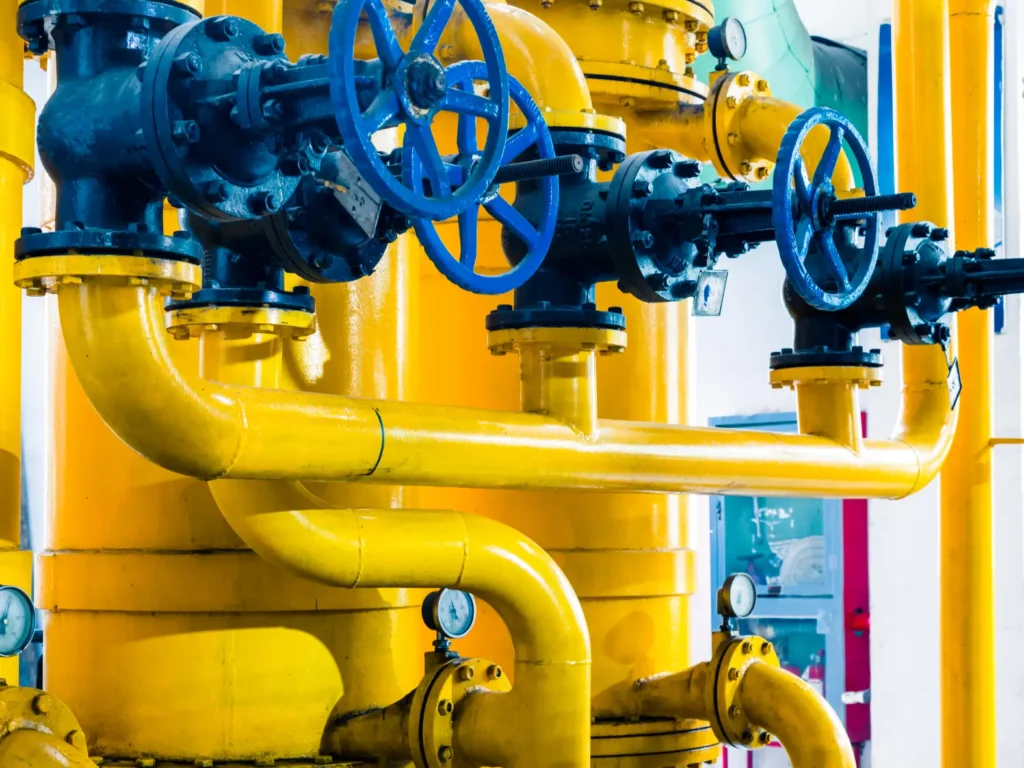 steel pipelines plant